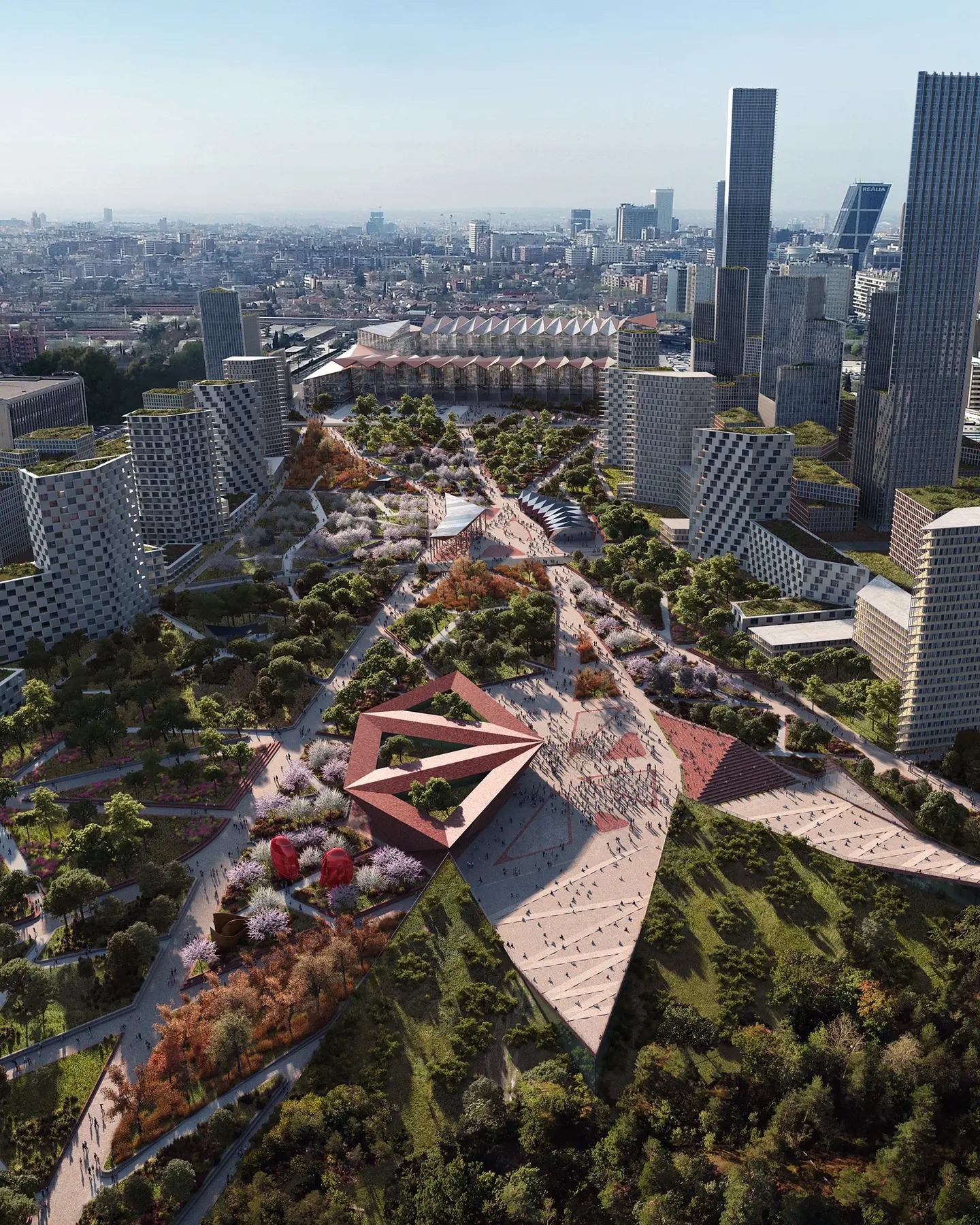 建築與景觀可視化|城市景觀鳥瞰 3D 效果圖